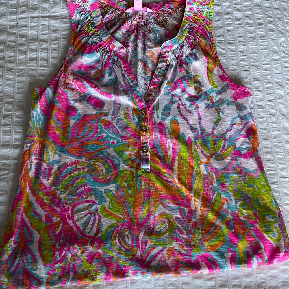 Lilly Pulitzer Essie Tank size Small - Picture 2 of 4